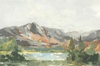 Rusty Mountains I Framed Print