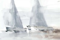 Misty Sails I Fine Art Print