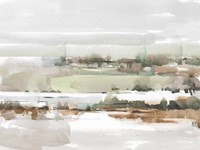 Turquoise & Clay II Framed Print