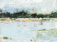 Treelined Waterfront I Framed Print