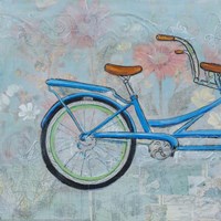 Bicycle Collage I Fine Art Print