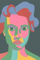 Colorblock Face II Fine Art Print
