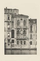 Vintage Views of Venice III Fine Art Print