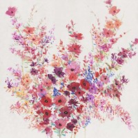 Flowers on a Vine I Framed Print