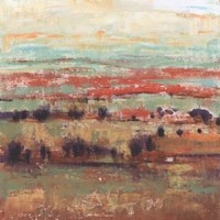 Divided Landscape I Framed Print