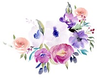 Watercolor Anemone I Fine Art Print