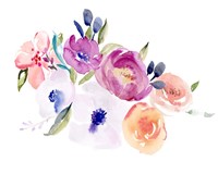 Watercolor Anemone II Fine Art Print