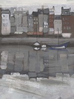 Fishing Village I Fine Art Print