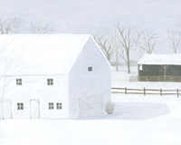 Whiteout Farm I Fine Art Print