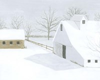 Whiteout Farm II Fine Art Print