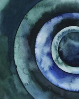 Cobalt Vortex I Framed Print