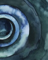 Cobalt Vortex II Framed Print