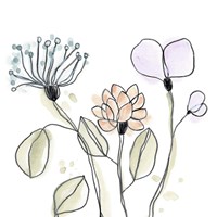 Spindle Blossoms VIII Framed Print