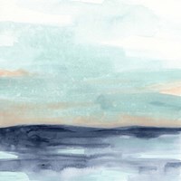 Ocean Morning Mist I Framed Print