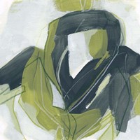 Verdigris Motion III Framed Print