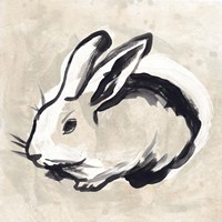 Antique Rabbit II Framed Print