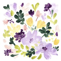Lavender Meadow I Framed Print