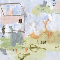 Hopscotch Doodles II Framed Print