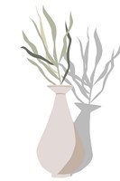 Vase & Stem I Framed Print