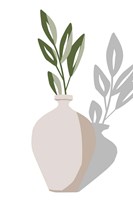 Vase & Stem V Framed Print