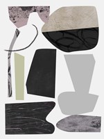 Underground Shapes VIII Framed Print