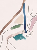 Seated Female Figure I Framed Print