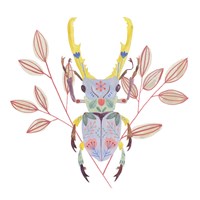 Floral Beetles V Framed Print