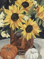 Sunflower Vase I Fine Art Print