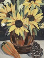 Sunflower Vase II Fine Art Print