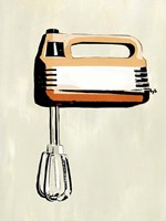 Retro Kitchen Appliance III Fine Art Print