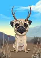 Pugalope Fine Art Print