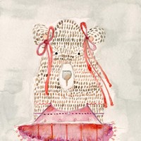 Ballerina Bear Fine Art Print