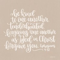 Be Kind to One Another Fine Art Print