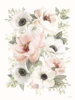 Peony Floral Block Fine Art Print