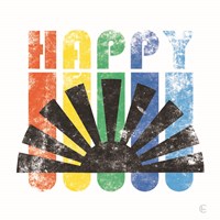 Happy Retro Fine Art Print