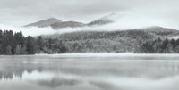 Foggy Mirror Lake Fine Art Print