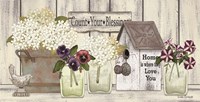 Farmhouse Flowers Fine Art Print