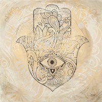 Hamsa Eye Neutral Fine Art Print