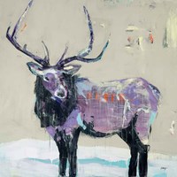 Winter Elk Fine Art Print