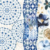 Indigo Splash VIII Fine Art Print