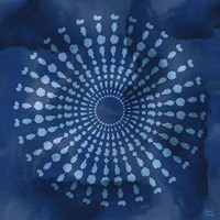 Indigo Splash V Fine Art Print