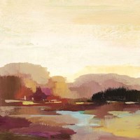 Maroon Landscape Fine Art Print