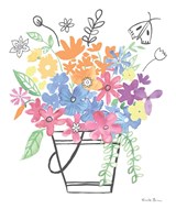 Floral Magic I Pastel Fine Art Print