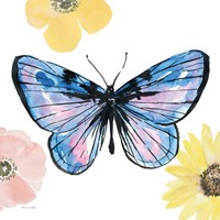 Beautiful Butterfly IV Lavender No Words Fine Art Print