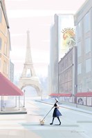 Paris Morning Walk Fine Art Print