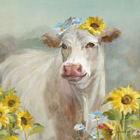 A Cow in a Crown Fine Art Print