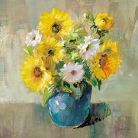 Sunflower Still Life I Fine Art Print