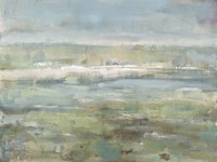 Gray Blue Field Fine Art Print