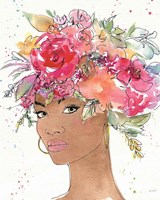 Floral Figures XI Framed Print