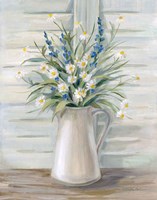 Cottage Windowsill Fine Art Print